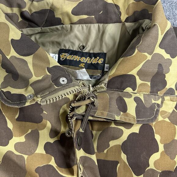 Vintage Gamehide Flyway Camo Jacket Men Large 3 In 1 Duck Hunting Waterfowl (XL) - Picture 7 of 16
